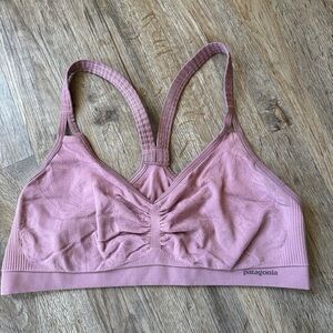 Patagonia Light Mauve Racerback Seamless Bralette